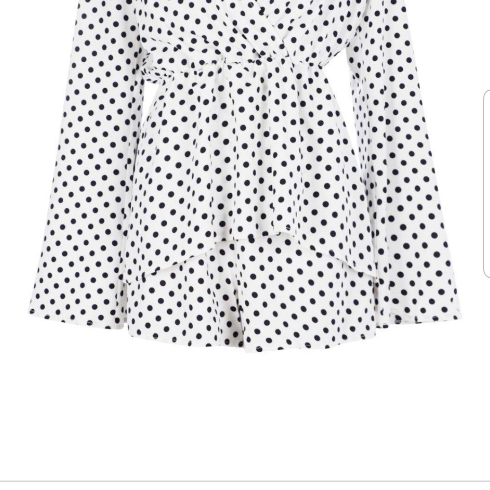 NWT Polka Dot Co-ord Top & Shorts - Picture 2 of 8